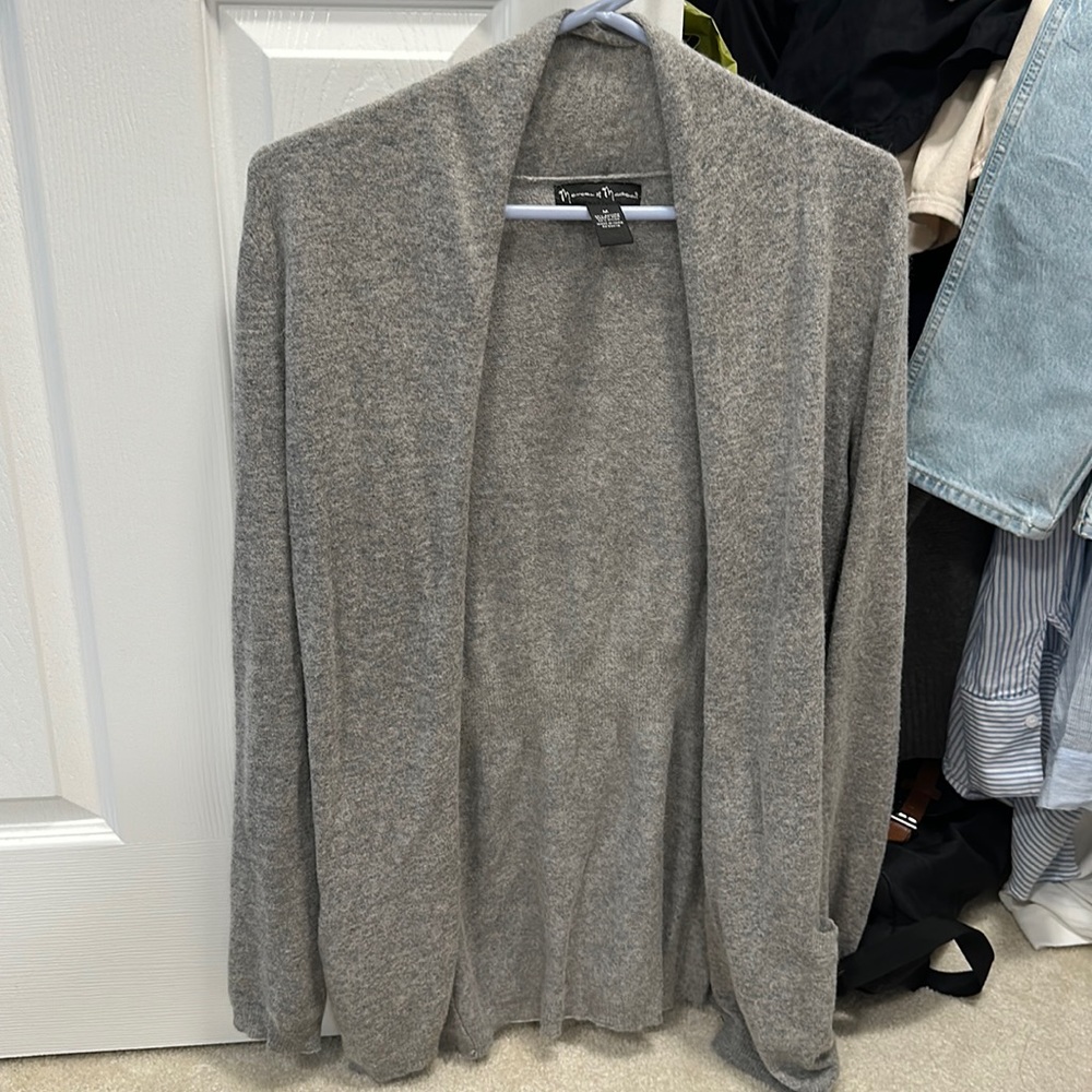 Grey cardigan szM